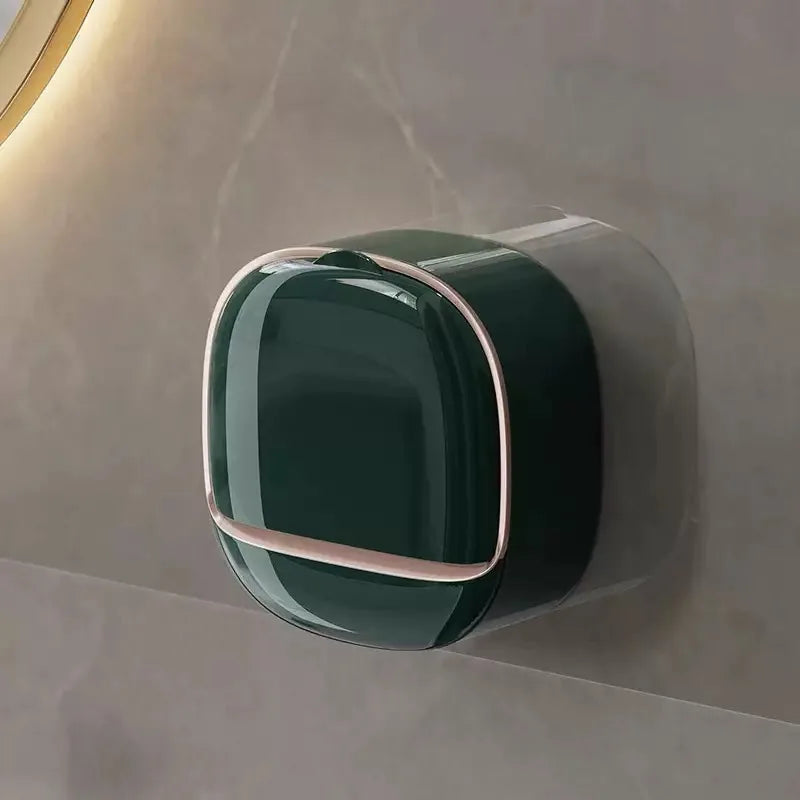 Waterproof Soap Box for Shower, Hanging Soap Holder with Drainage for Bathroom Storage
