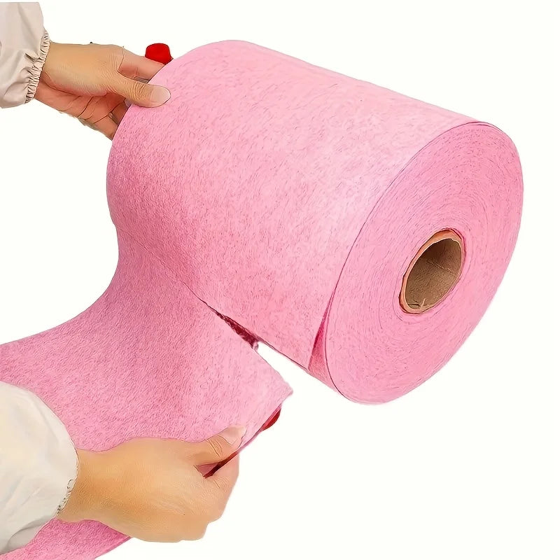 4M Reusable Kitchen Dish Cloth Roll Washable Cleaning Wipes Paper Towel Alternative Absorbent Rag for Living Room Bedroom